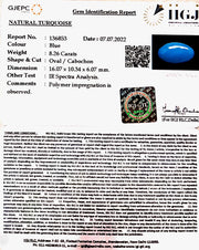 8.26 Carat Turquoise-(832)